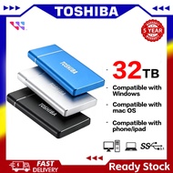 Large Capacity TOSHIBA 32TB Portable SSD Fast File Transfer Storage Universal For Smartphone Compute