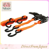 E-Value Ratchet Tie-Down Straps Set, Multiple Lengths and Styles, 2-Pack