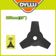 DYLLU 3 Teeth Brush Cutter Blade (10")255mm DTJC1410 | 3T Grass Cutter Blade