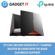 TP-LINK ARCHER GE800 WI-FI 7 GAMING ROUTER BE19000 WITH TRI-BAND EASHMESH SUPPORT