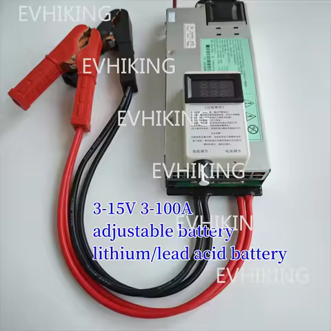 DC3-15V 3-50A 100A Adjustable Charger lithium iron phosphate charger 100A car battery charger curren