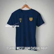 Tshirt T-Shirt Combed Shirt 30S Distro West Ham United Westham Training
