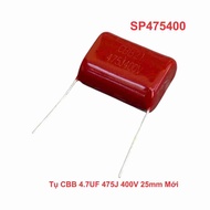 New CBB Capacitor 4.7UF 475J 400V 25mm