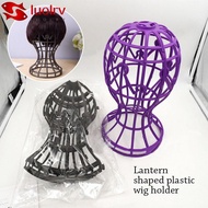 LUOLRV Wig Head Stand Lantern Shape Wig Stand Hat Cap Wig Stand Storage Rack