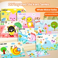 Pelekat 3D Kanak-kanak EVA |   Tidak perlu gunting atau gam. |   Mainan Kraftangan DIY Pendidikan