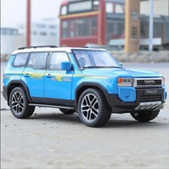 1:24 Toyota Land Cruiser Prado Lc250 Suv Aloi Diecast Model Kereta Bunyi & Ringan Koleksi Mainan Kan