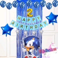 Simple Sonic Decorations/Children's Birthday Decorations/Sonic Balloons