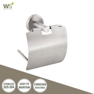 WS ที่ใส่กระดาษทิชชู่ มีฝาปิด ผิวแฮร์ไลน์ รุ่นการ์เร็ต GR-6202