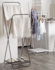 日式家用入戶掛衣架落地可折疊衣帽架Folding Hanger