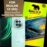 ฟิล์มกระจก Realme14 Realme14T Realme13+ Realme13 Note60x C75 C75x C71 เต็มจอ แบบด้าน ขอบดำ GRIZZLY M