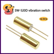 [Ready Stock Supply] 10PCS SW-520D Vibration Switch SW520D High Sensitive Gold-Plated Ball Switch Ti