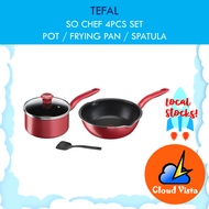 Tefal So Chef Range Cookware Set 4pcs