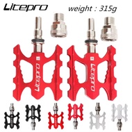 [SG Ready Stock] Litepro F116 Quick Release Pedal for Brompton Road Bike Pedal Folding Bike Pedal