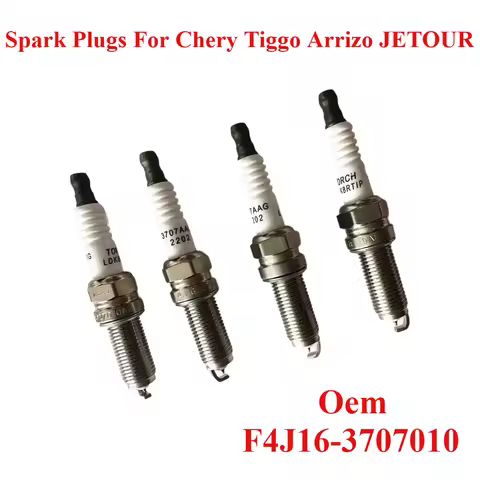 4pc/set High Quality Spark Plugs F4J163707010 For Chery Tiggo 2 4 5 7 8 5x Arrizo 5 7 6 JETOUR X70 E