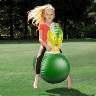yuksok Inflatable Bouncing Animal Indoor Outdoor Bouncy Animal Hopper Inflatable Riding Toy with Han