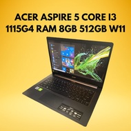 Laptop Acer Aspire 5 Core I3 1115G4 Ram 8Gb 512Gb W11 Free
