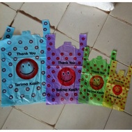 SIZE 24 SMILE PLASTIC/ THANK YOU PLASTIC BAG/ 24