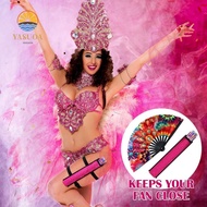 LARGLO Kung Fu Fan Bag, with Waist Belt Leggings Fan Holder, Thigh Strap Adjustable Strap Reflective