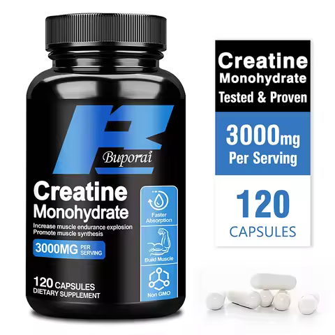 Creatine Monohydrate - Enhance Muscle Strength, Promote Muscle Recovery and Growth, and Improve Athl