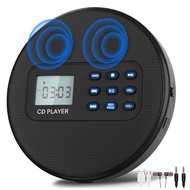 [FAST ERA]-CD Player with Speakers:Rechargeable CD PlayerDiscman CD Player with Headphones Plays Rec