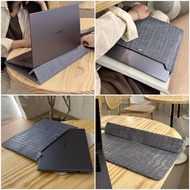 Laptop Bag PU Leather 2in1 Multifunctional Laptop Stand Compatible with 13/13.3/14/15 Inch Laptop Sl