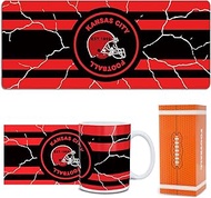 Football Fan Ceramic Coffee Mug Cup and XL Gaming Mouse Pad Set Kansas City Themed Merch Shop Men Wo