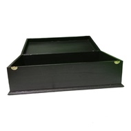 Wooden storage box measuring 50, 25, 15 cm