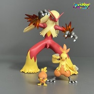 Pokémon Blaziken Evolution Set – Torchic → Combusken → Blaziken, 3-Piece Eco-Friendly PVC Figure Col