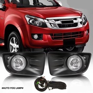 DMAXไฟตัดหมอก Fog Light ไฟสปอร์ตไลท์ Fog Lamp for ISUZU DMAX ปี 2012-2015(รวมถึงหลอดไฟและชุดสายไฟ)