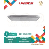 LIVINOX SLIM HOOD  LCH-601A-60SS /  LCH-601A-90SS / 90BL + CERAMIC HOB LEH-3000C / INDUCTION HOB LEH