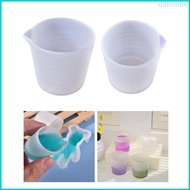 Nan 2 Pcs Reusable Silicone Measuring Cups Resin Mixing Cups Non-Stick Pouring Cup