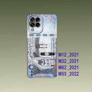 HP Samsung M12 / Samsung M32 / Samsung M62 / Samsung M53 Case - Cool Flexible Black Silicone Phone C