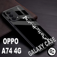 Softcase Glossy OPPO A74 4G/ Motif Calligraphy/case OPPO A74 4G/Casing OPPO A74 4G/silicone kesing