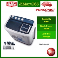 Pensonic/Media  6kg Semi Auto Washing Machine Mesin Basuh Pensonic Separuh Auto PWS-6004 Media MSW-6