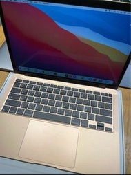 近全新 apple macbook air 2020新款 M1 8g/256g 玫瑰金 2021購入 筆電