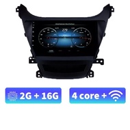 Acodo 2din Android 12 9 นิ้ววิทยุติดรถยนต์สำหรับ Hyundai Elantra Avante 2014-2016 IPS GPS Out ระบบควบคุมพวงมาลัยสเตอริโอ Headunit หน้าจอ Android เครื่องเล่นมัลติมีเดียระบบนำทาง GPS Headunit