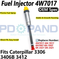 Fuel Injector For Caterpillar 3306 3406B 3412 Engine 4W7017 8N7007 0R3421 for CAT 245D 824C 980F OEM