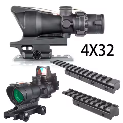 4X32 9/14 Slots Rail Mount 20mm to 11mm Sight Scope Adapter Rail Mount Conversion Base Green Red Dot