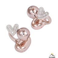 Super Beautiful Accessories FreeClip Dedicated Love Earphone Buckle|Original Square Zirconium Butter