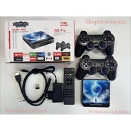 2024 Best game box  W8 PRO  wireless tv game console 2.4G Dual wifi  Controller Game Stick 4K 10000 
