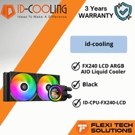 Flexi tech ID-Cooling FX360/FX240 LCD ARGB AIO Liquid Cooler - Black