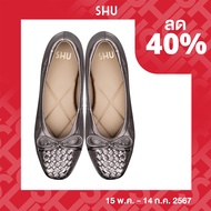SHU SOFY SOFA 0.5" WOVEN CRAFT - PLATINUM รองเท้าคัทชู