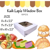 Kuih Lapis White Box (Window)10pcs