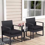 Hotel Chair Table Chair Rattan Balcony Outdoor Table Leisure Rattan Chair Swimming Pool Woven Combin