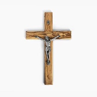 天主教聖物 以色列進口 耶穌 十字架 橄欖木 壁掛飾 161707-1
