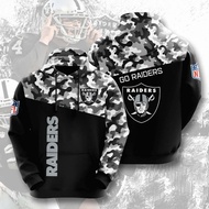 Raiders Custom Sport All Over Print Hoodie 3D 1