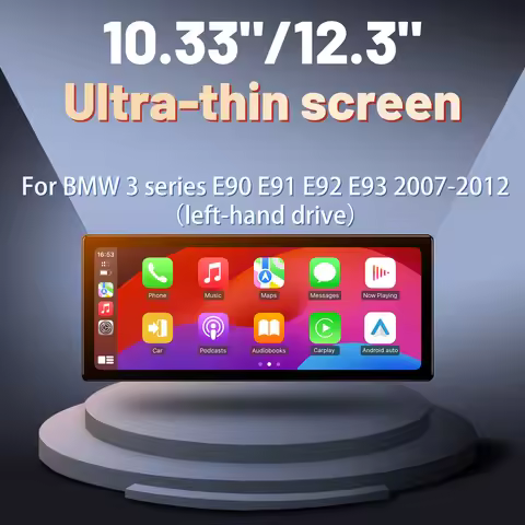 10.33"/12.3" Android 14 For BMW 3 series E90 E91 E92 E93 2007-2012 LHD Car Radio Multimedia Wireless