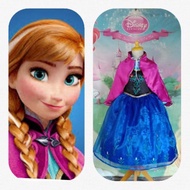 Xie Costume princess anna dress frozen anna dress anna frozen dress
