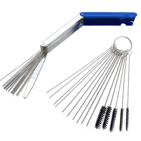 1pcs Torch Tip Cleaner Gas Welding Brazing Cutting Torch Tip Cleaner Guitar Nut Needle Files Nozzle 