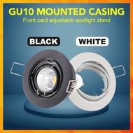 LED Eyeball Fitting Recessed Spotlight GU10 Casing Eye ball Frame Lampu Downlight Casing Light GU10 Holder